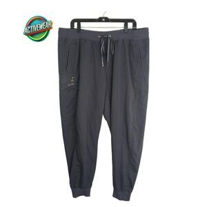 Healing Hands Scrub Jogger Pants Charcoal Gray Drawstring Men’s Sz M